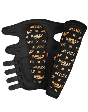 GAIN X R WILLY LAND "PROGRESSION" KNEE/SHIN COMBO PADS