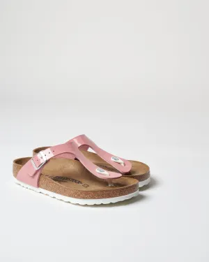 gizeh patent sandal - old rose