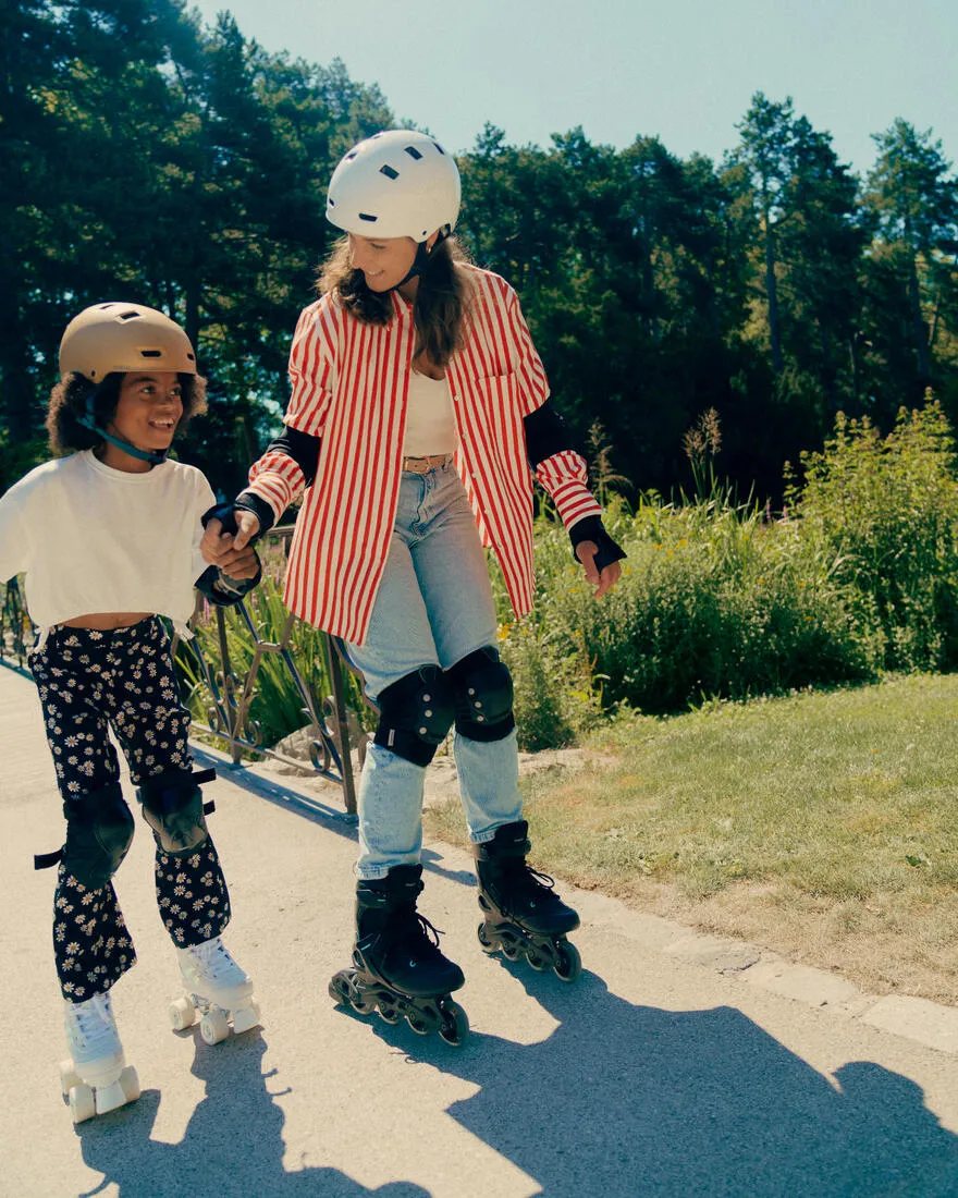 Kids' Roller Skates Quad 100 - Holographic