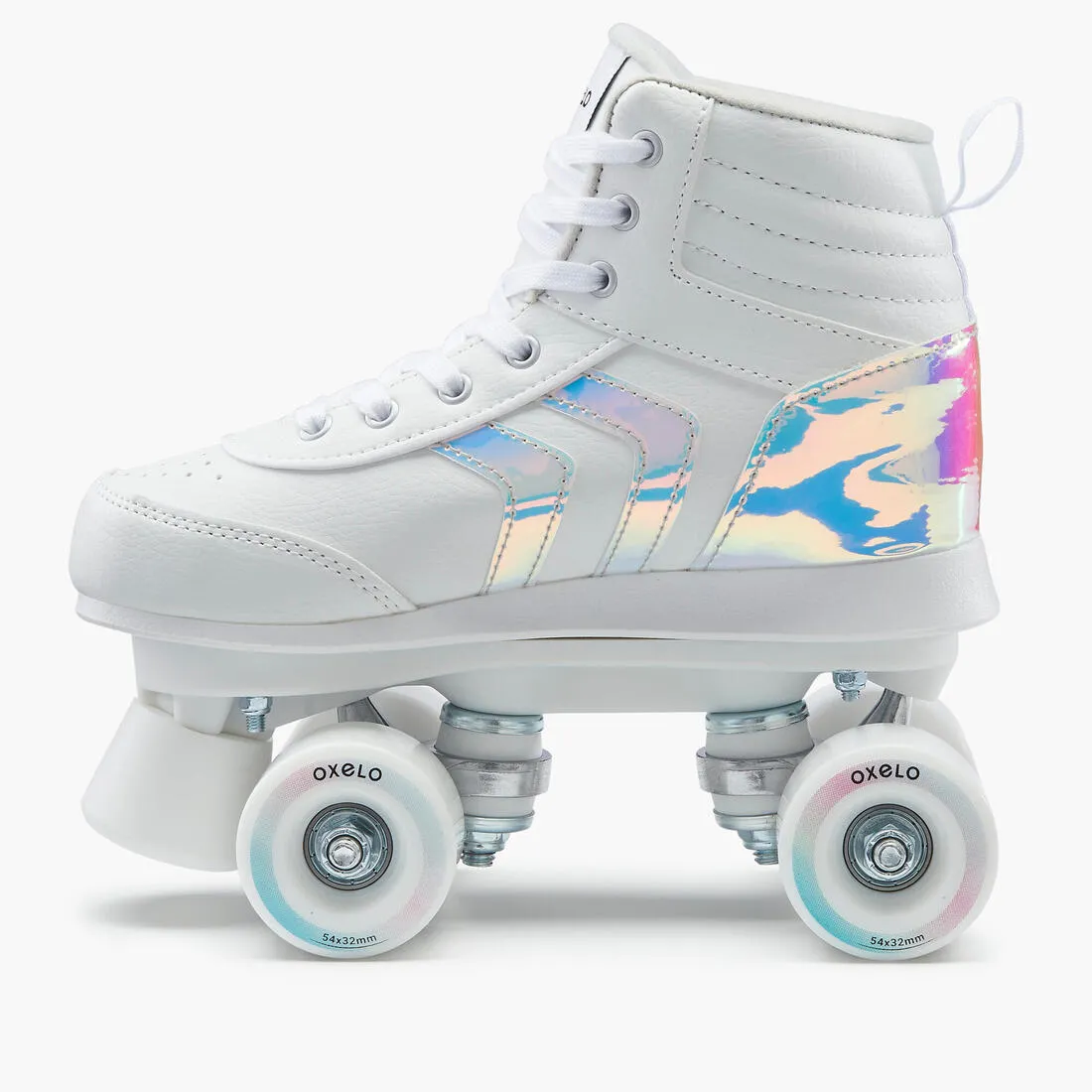 Kids' Roller Skates Quad 100 - Holographic