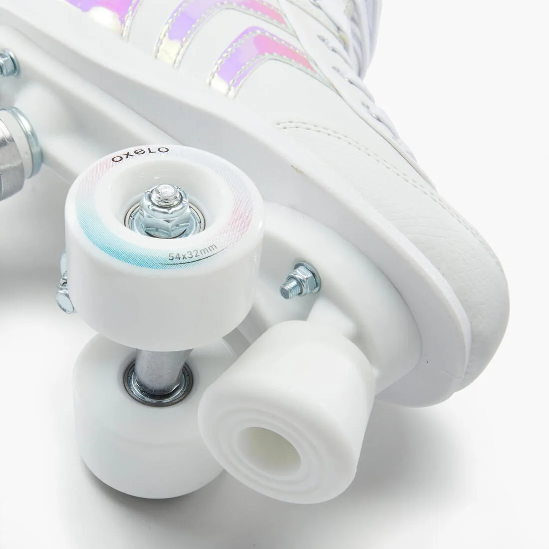 Kids' Roller Skates Quad 100 - Holographic