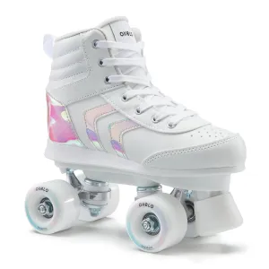 Kids' Roller Skates Quad 100 - Holographic