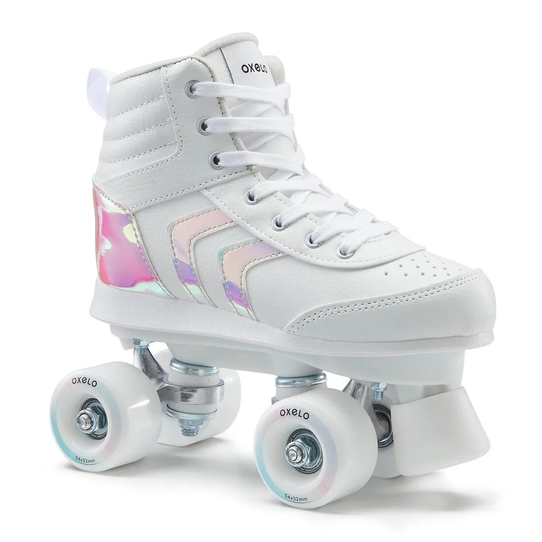 Kids' Roller Skates Quad 100 - Holographic