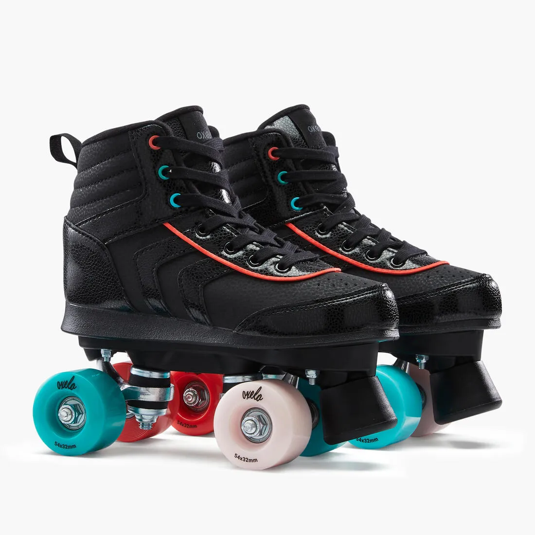 Kids' Roller Skates Quad 100 - Holographic