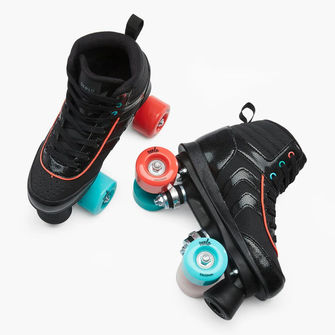 Kids' Roller Skates Quad 100 - Holographic