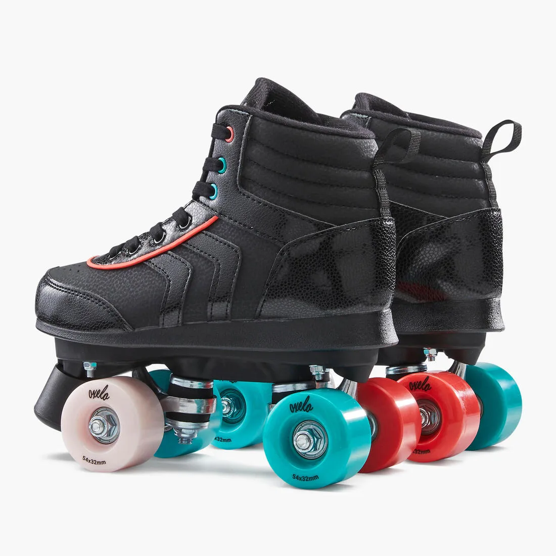 Kids' Roller Skates Quad 100 - Holographic