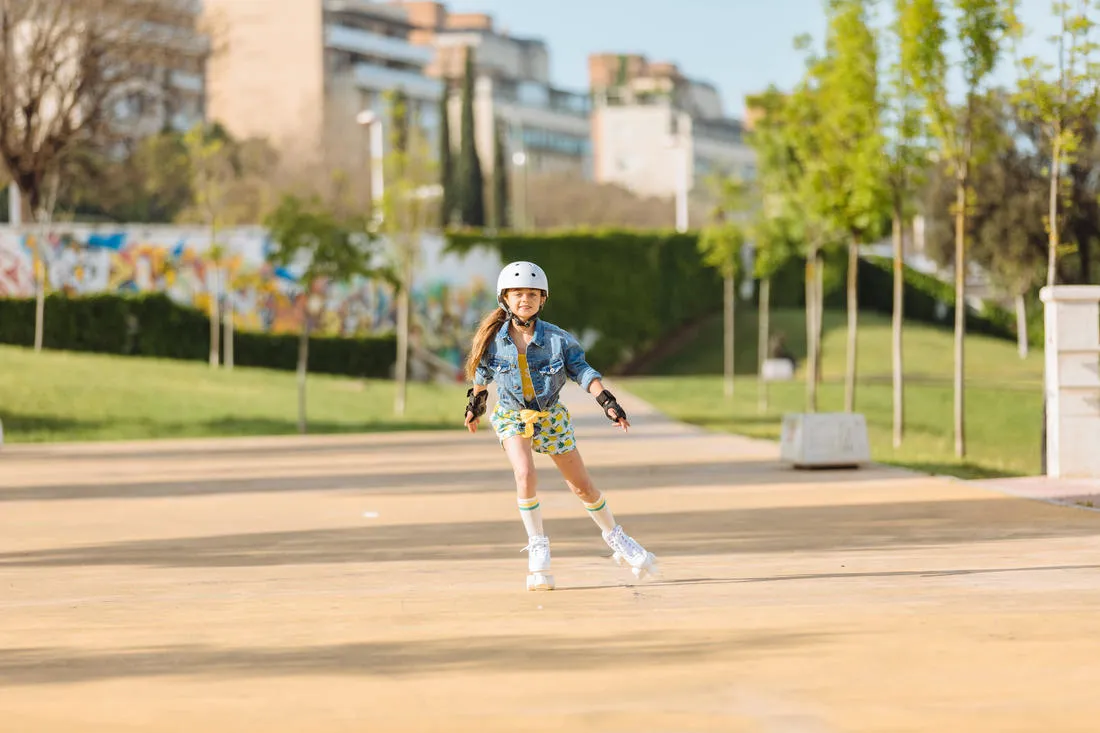 Kids' Roller Skates Quad 100 - Holographic