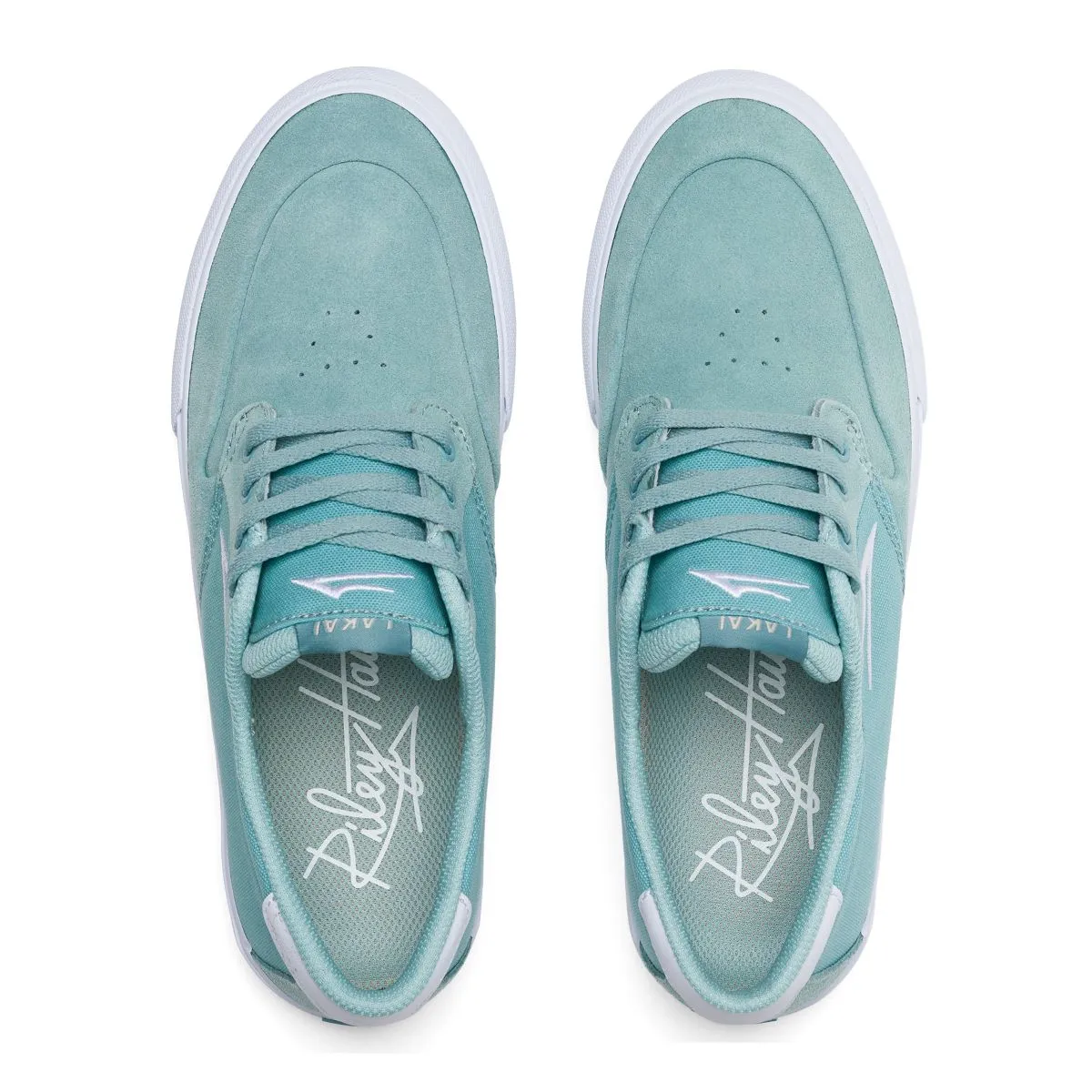 LAKAI SKATE SHOES: RILEY 3. Fog Suede. Sizes 7