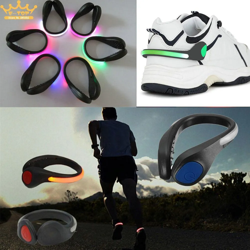 LED Safety Running Shoe Clips (2pcs)