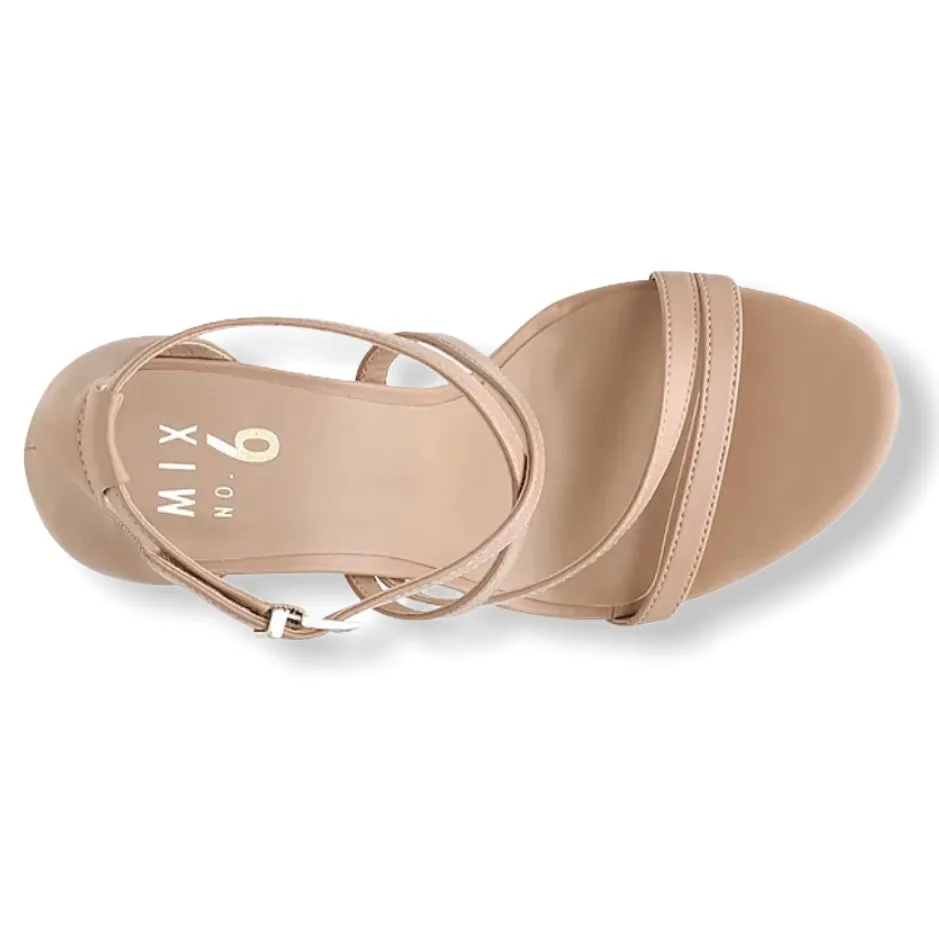 MARDELLE Women's Strapply Heel Sandals