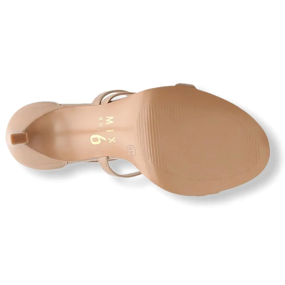 MARDELLE Women's Strapply Heel Sandals