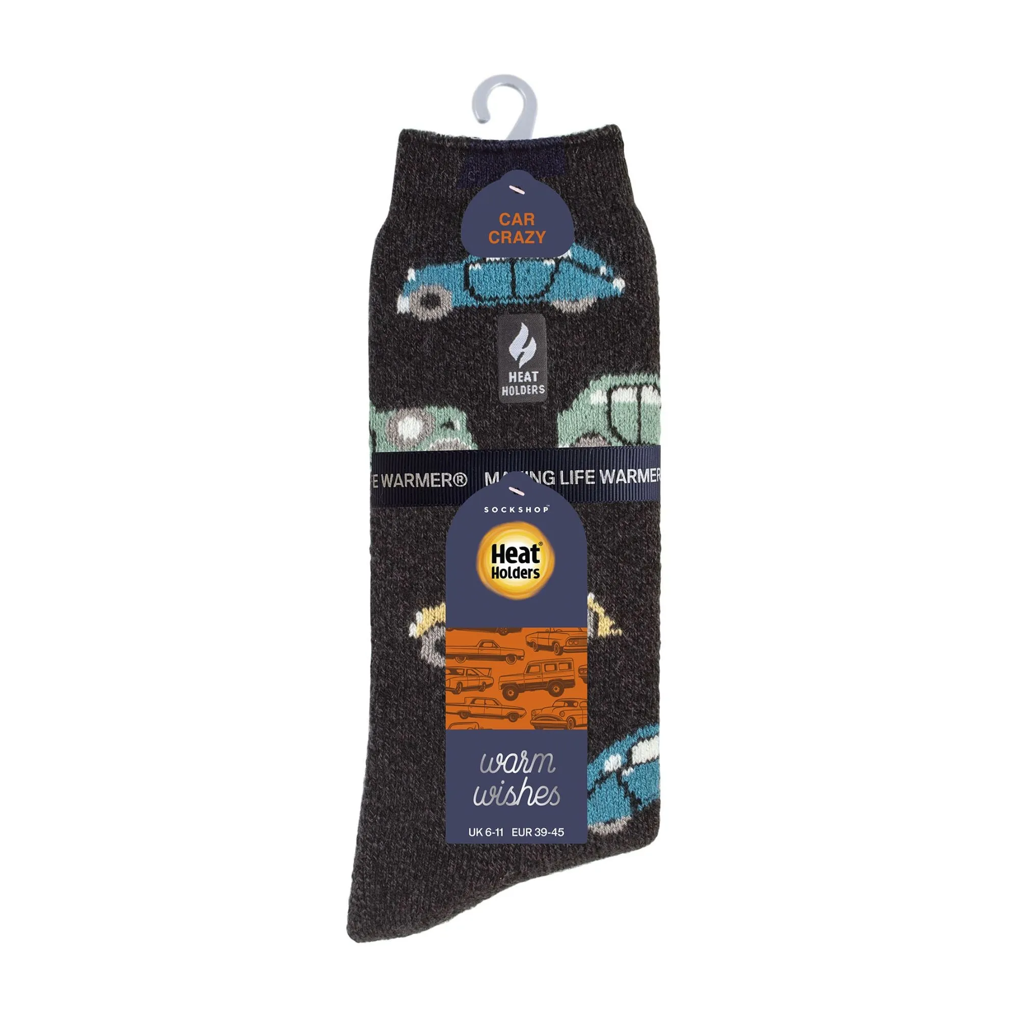 Mens Hobby Activity Patterned Lightweight Thermal Lite Socks