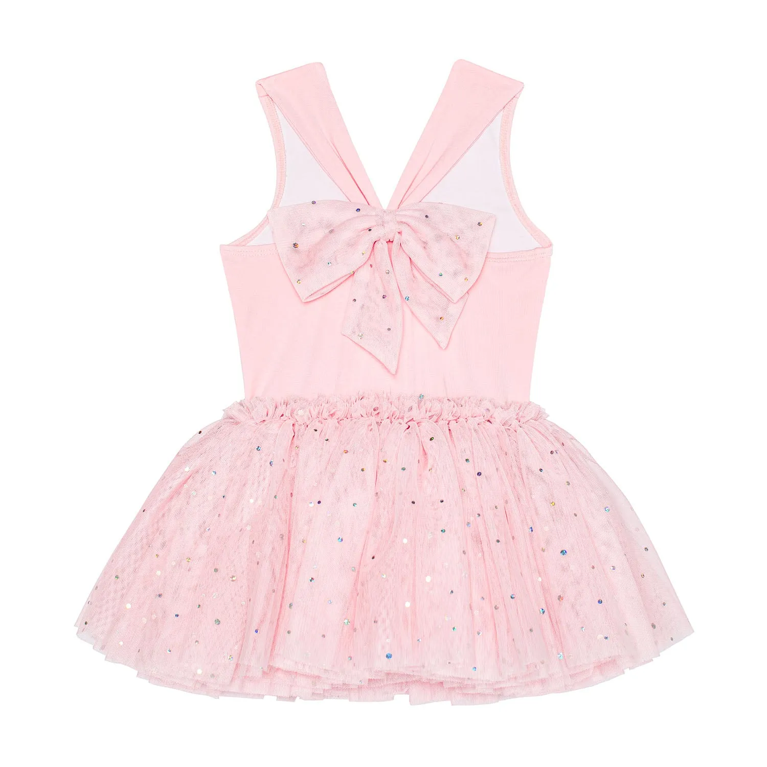 Minnie: Bow Back Short Tutu Dress in Pink