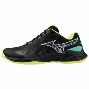 Mizuno Wave Fang EL 2 2024 Unisex Badminton Shoes (Black/White/Sunny Lime)