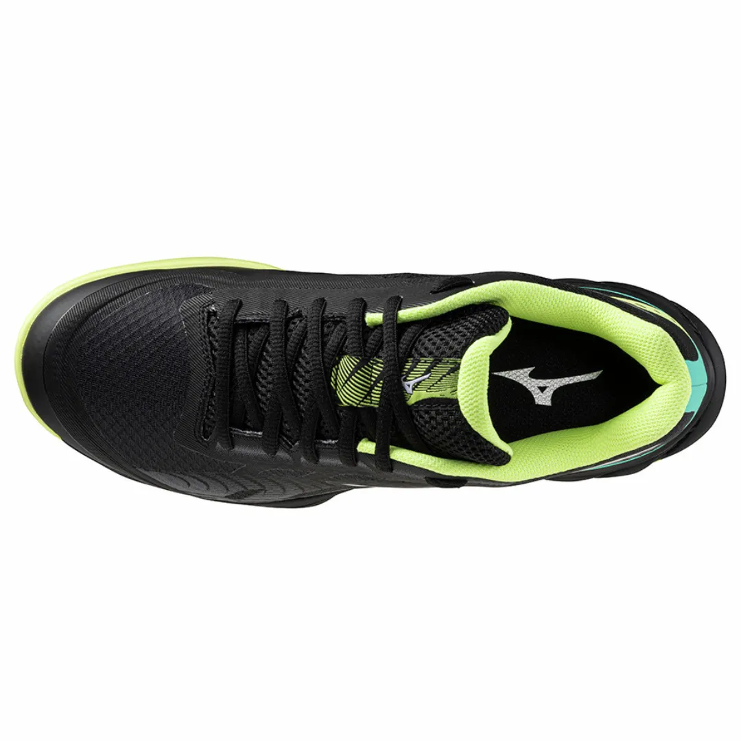 Mizuno Wave Fang EL 2 2024 Unisex Badminton Shoes (Black/White/Sunny Lime)