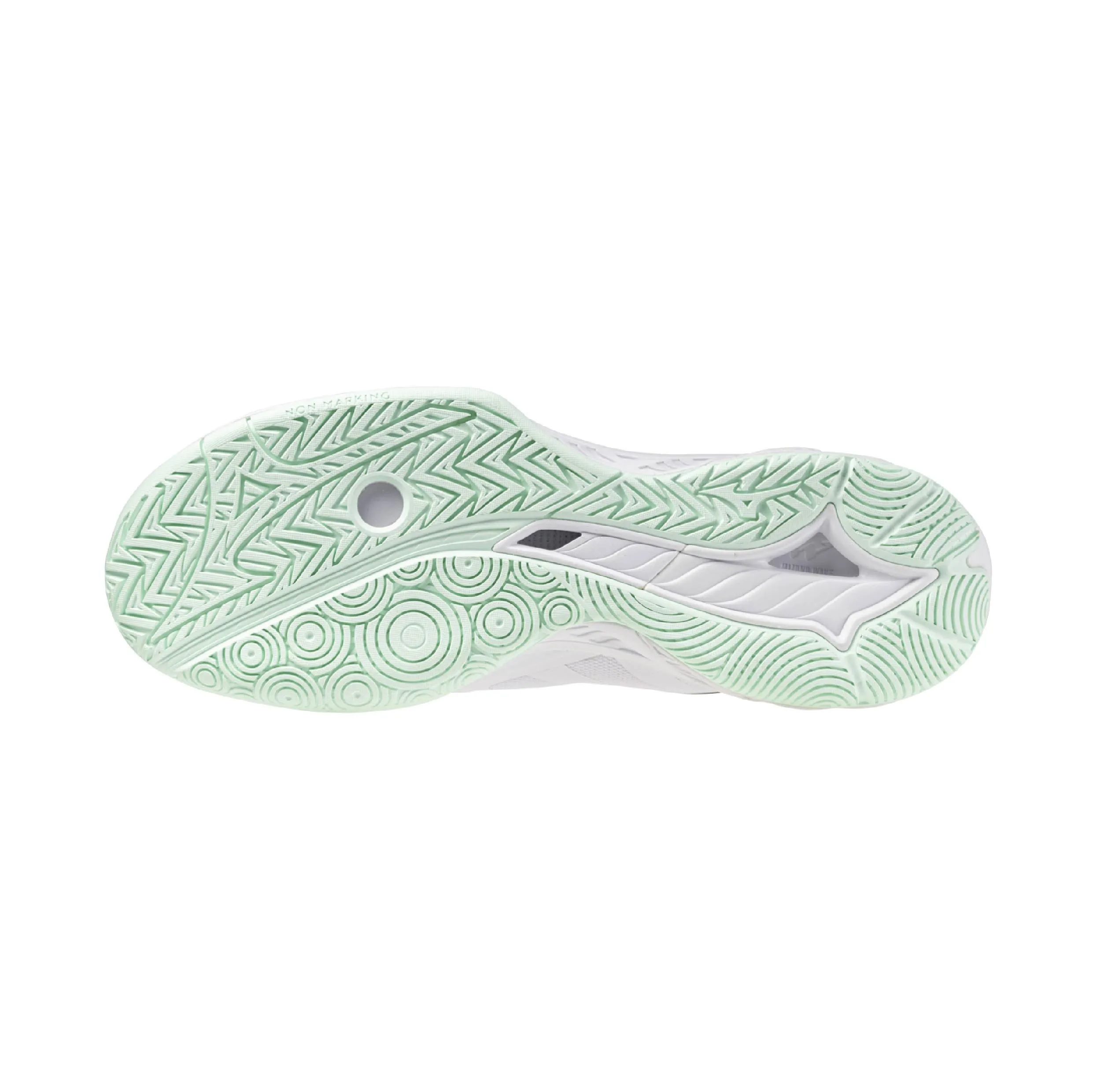 Mizuno Wave Fang EL 2 2025 Unisex Badminton Shoes (White/Salute/Neo Mint)