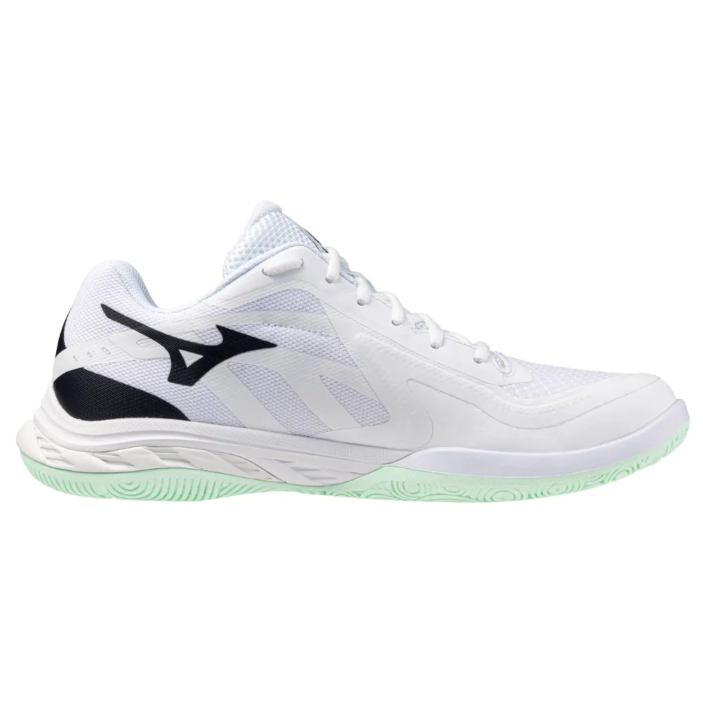 Mizuno Wave Fang EL 2 2025 Unisex Badminton Shoes (White/Salute/Neo Mint)