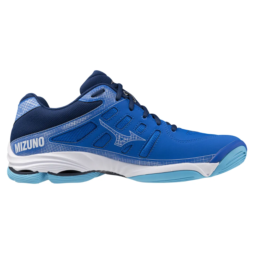 Mizuno Wave Voltage 2 2024 Unisex Volleyball Shoes (Seasonal Blue/White/Estate Blue)