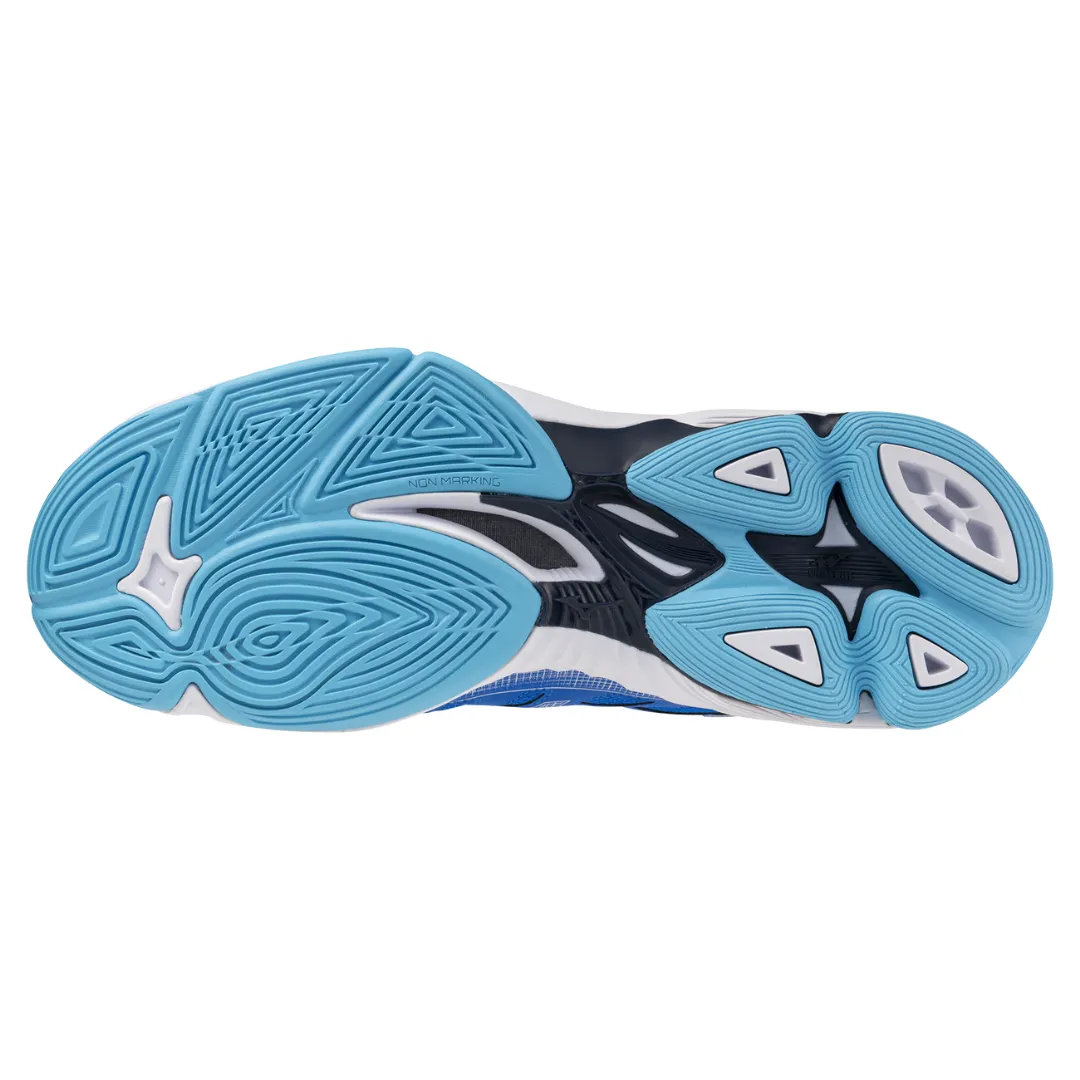 Mizuno Wave Voltage 2 2024 Unisex Volleyball Shoes (Seasonal Blue/White/Estate Blue)