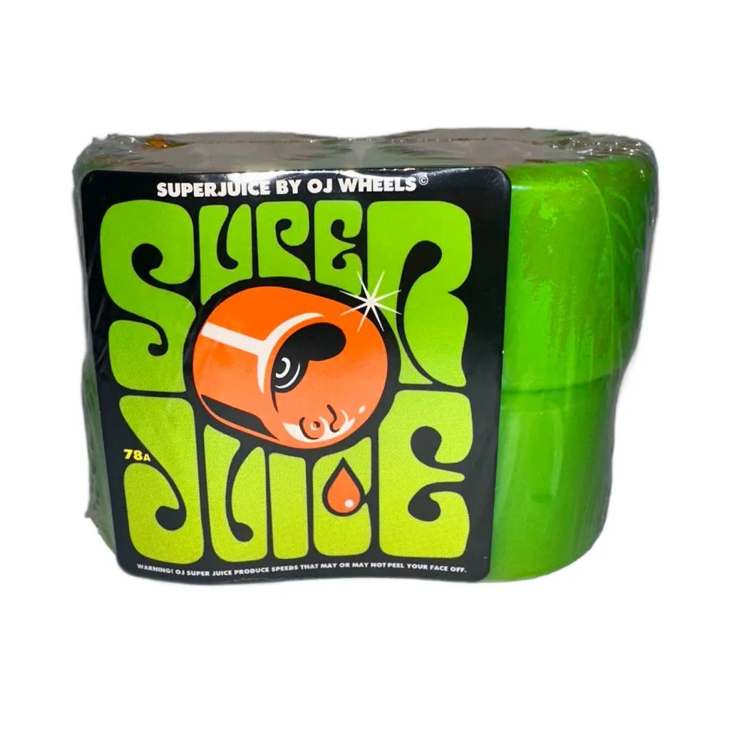 OJ Super Juice 60mm 78a green wheels