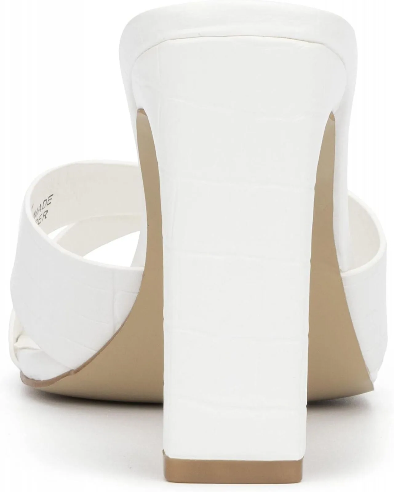 Olivia Miller Women's Sofia Heel Sandals Heels Shoes OMRA-8353 White 6M