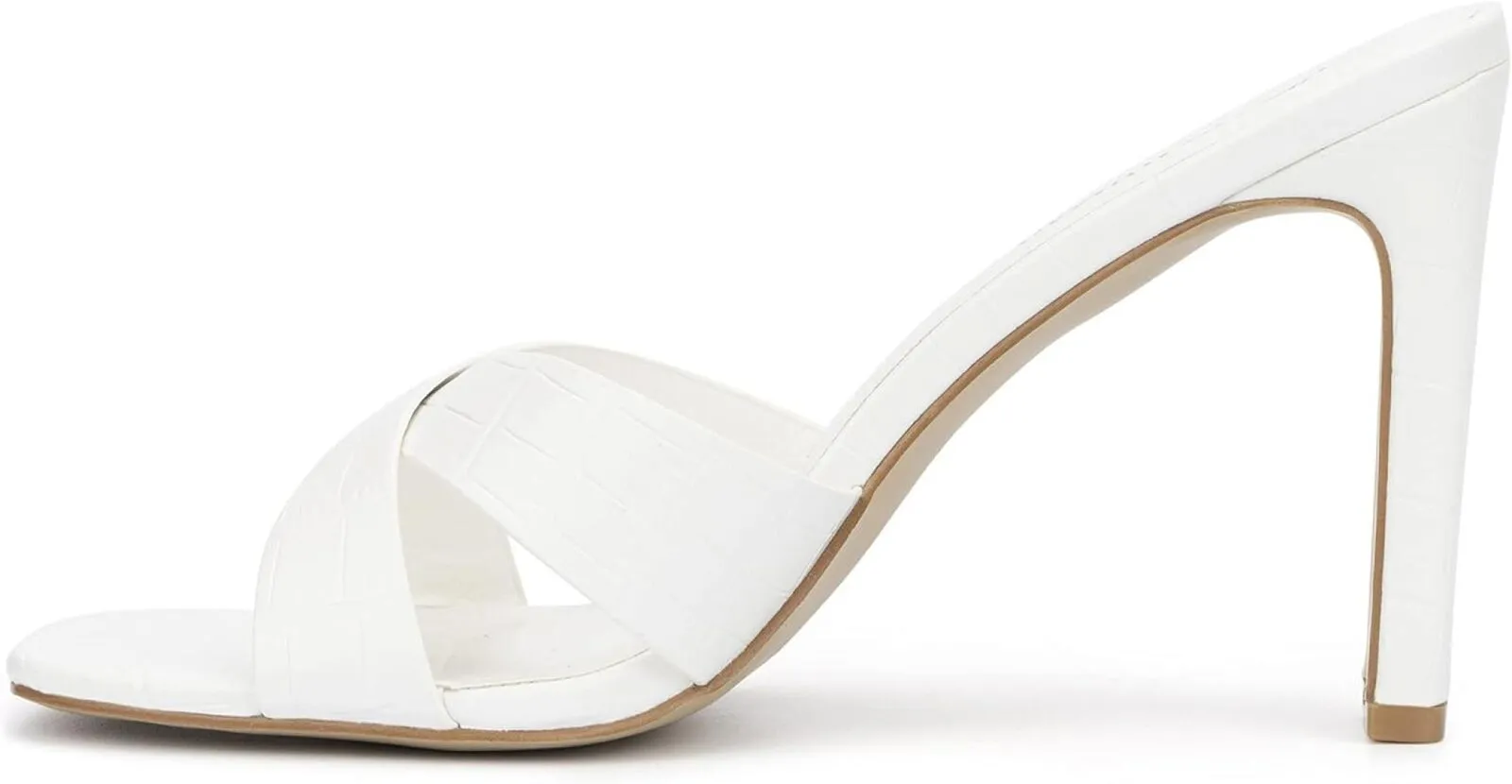Olivia Miller Women's Sofia Heel Sandals Heels Shoes OMRA-8353 White 6M