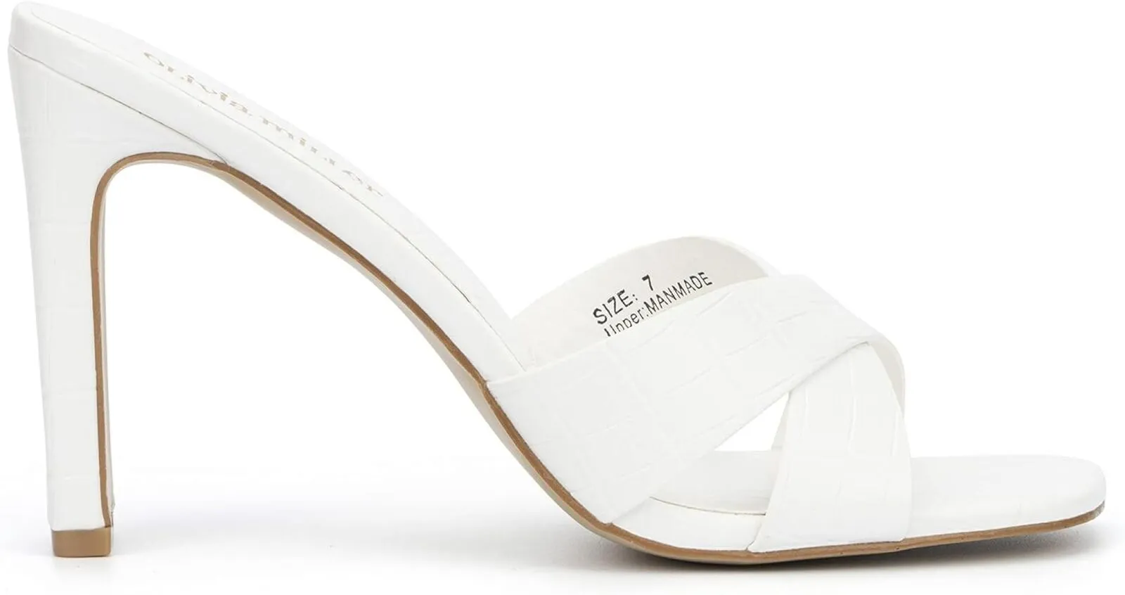 Olivia Miller Women's Sofia Heel Sandals Heels Shoes OMRA-8353 White 6M
