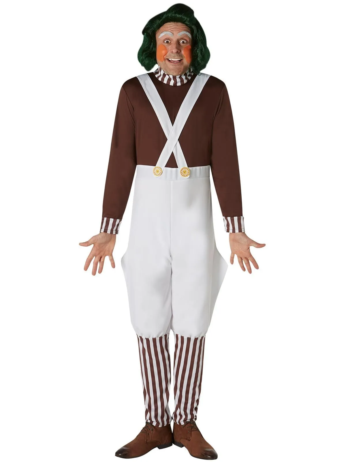 Oompa Loompa Deluxe Adult Willy Wonka Costume