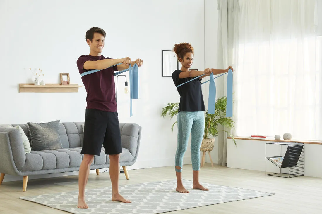 Pilates Elastic Resistance Band 2 kg - Blue