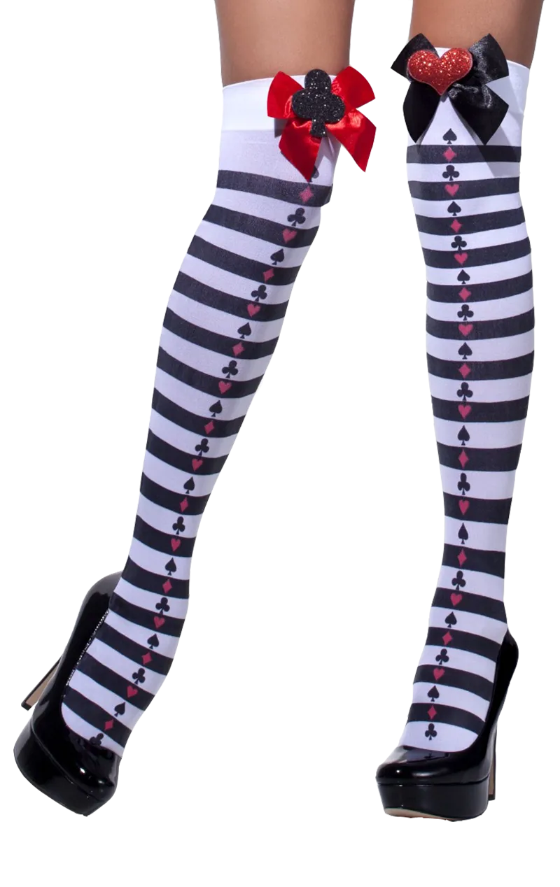Queen of Hearts Stockings