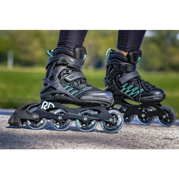RDS Aerio Q84 Black/Blue Mens Inline Skate