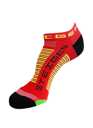 Red Running Socks Zero Length