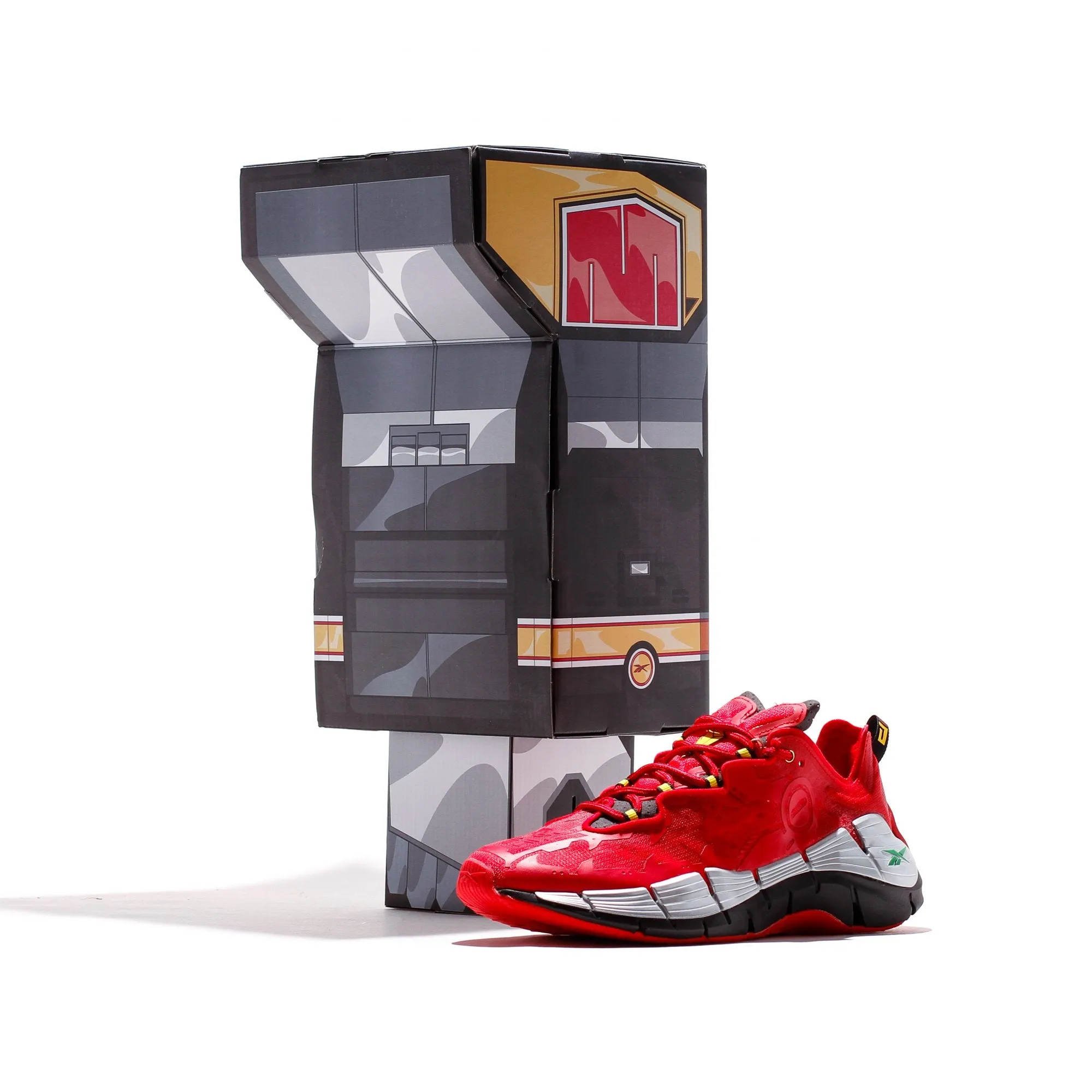 Reebok Running Men x Power Rangers Zig Kinetica II Red GY0492