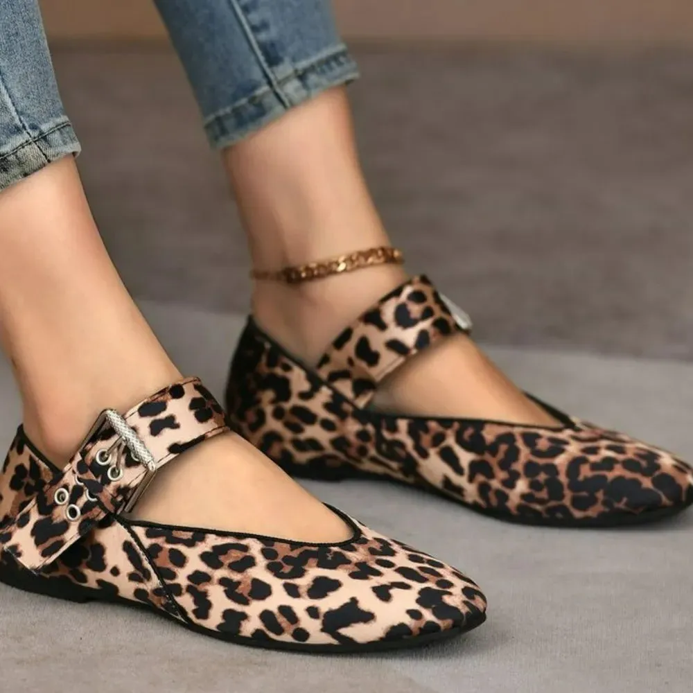 Round Toe Flats  Slip-Ons