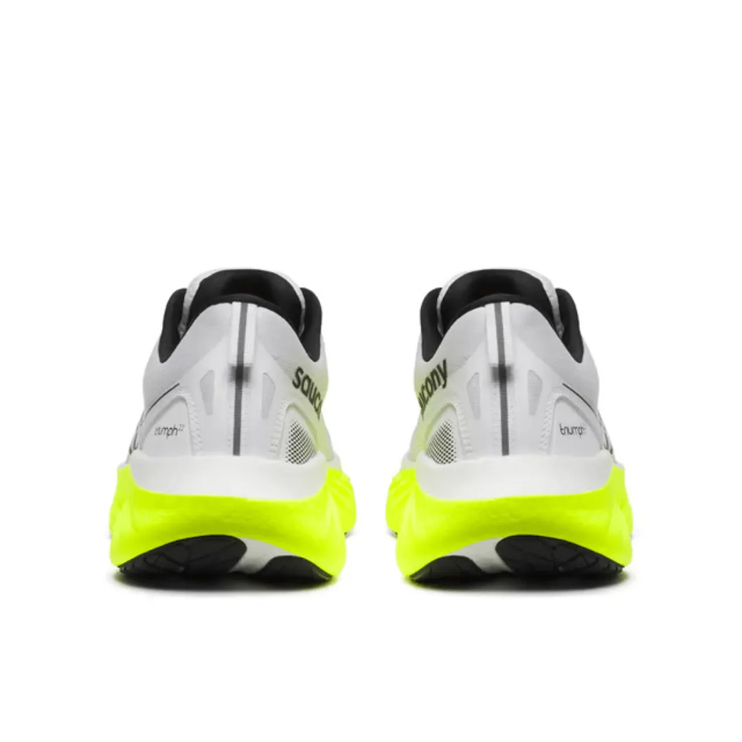 Saucony Triumph 22 - Men's White/Citron