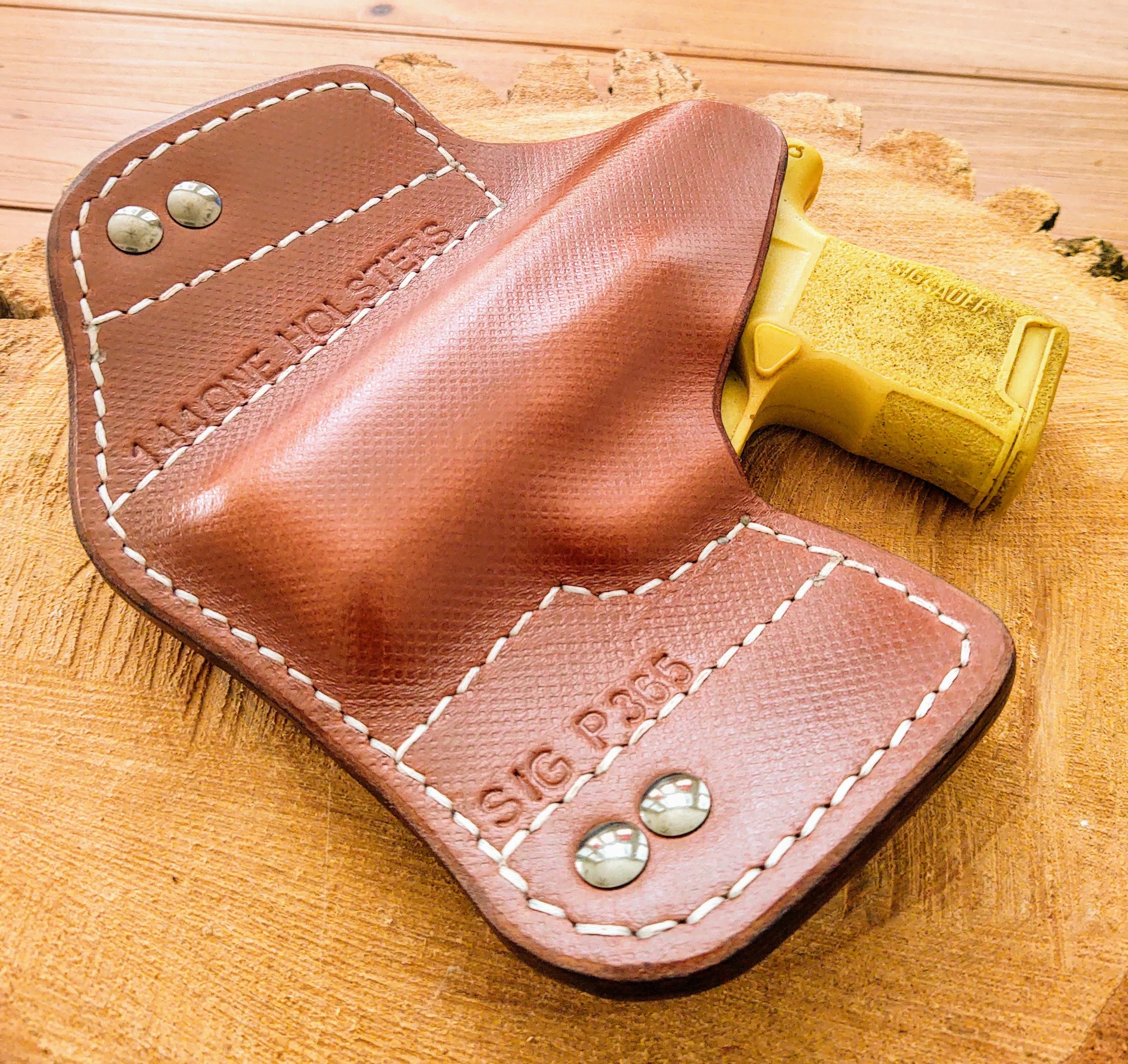 Sig Sauer P365 Sig P365 IWB Heavy-Duty Line Leather Holster