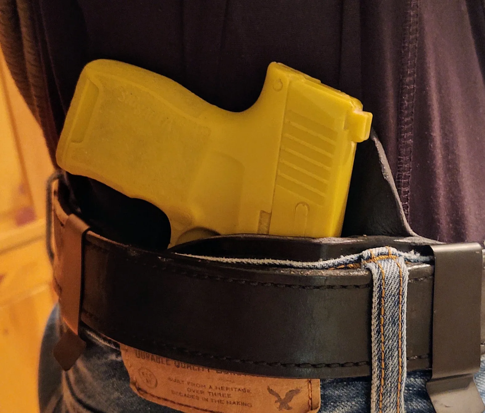 Sig Sauer P365 Sig P365 IWB Heavy-Duty Line Leather Holster