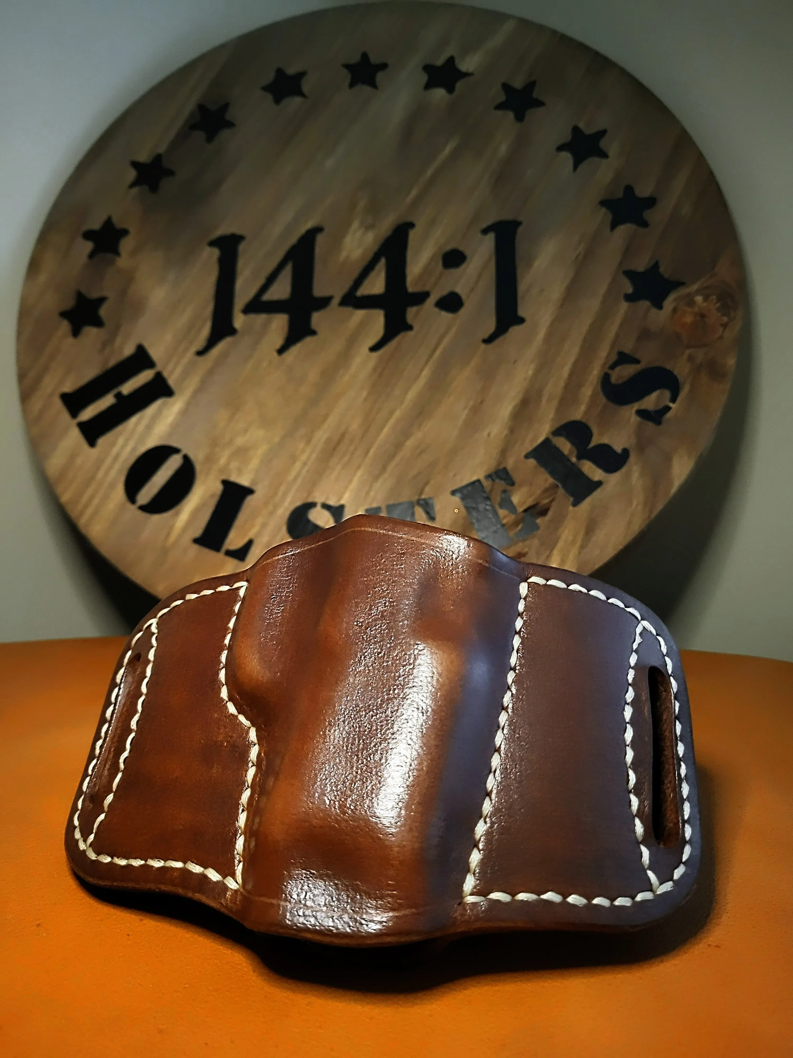 Sig Sauer P365/P365X Mini Optic-Ready OWB Italian Leather Holster-Western