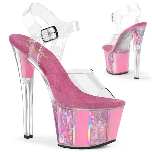 SKY-308OF  Clear/Baby Pink