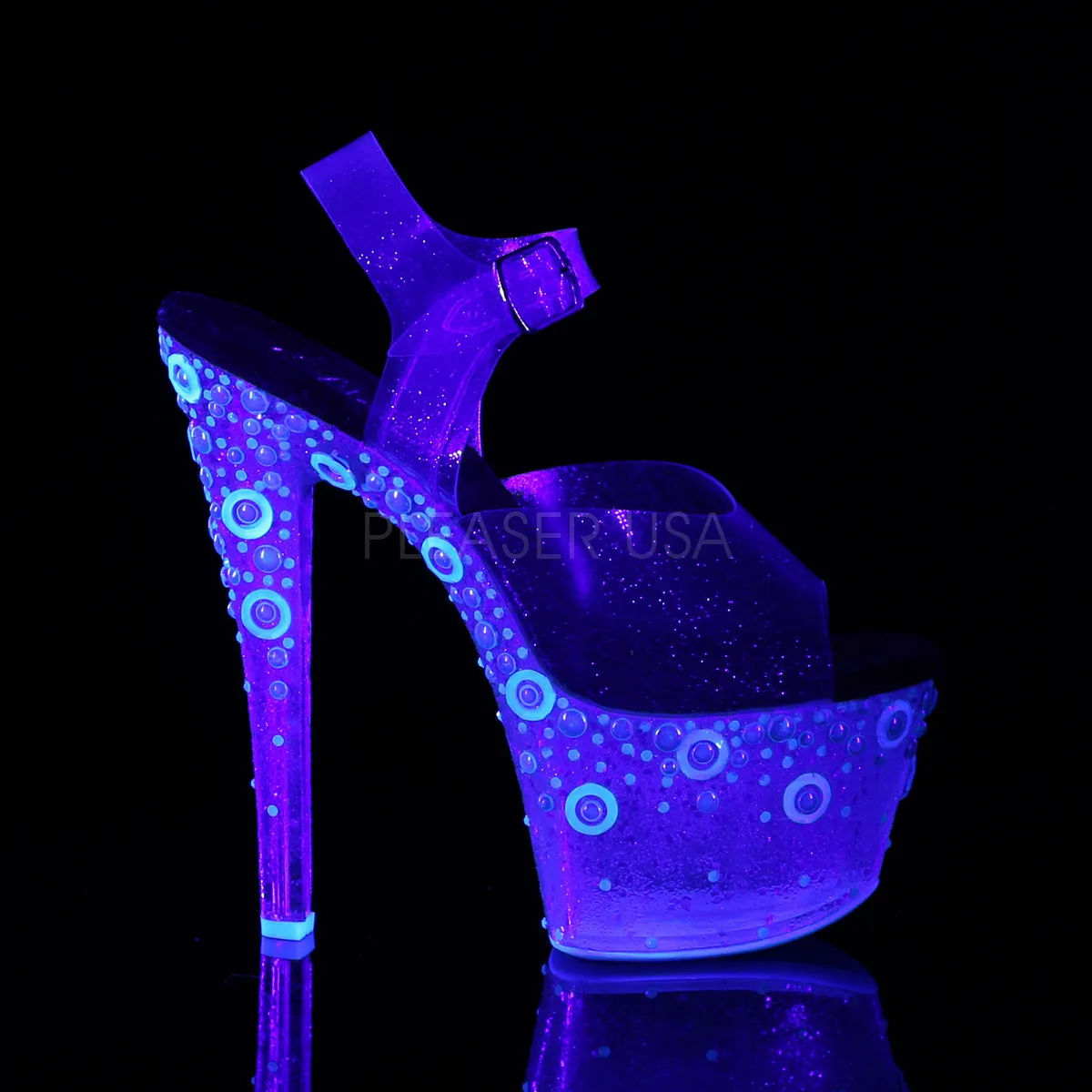 SKY-308UVMG  Blue Tinted TPU/Neon Blue