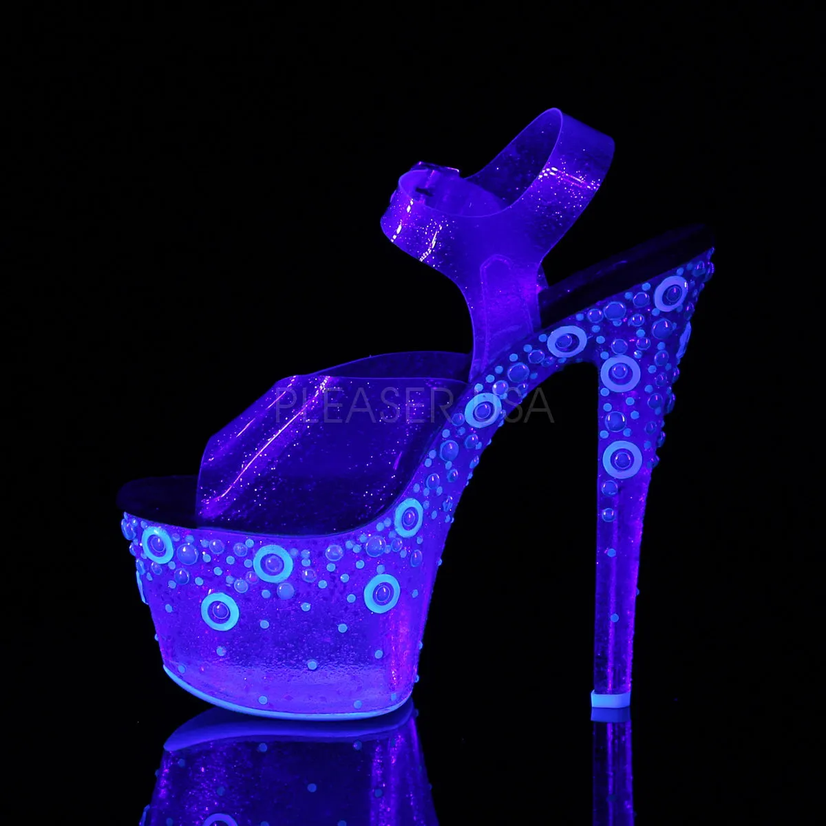 SKY-308UVMG  Blue Tinted TPU/Neon Blue
