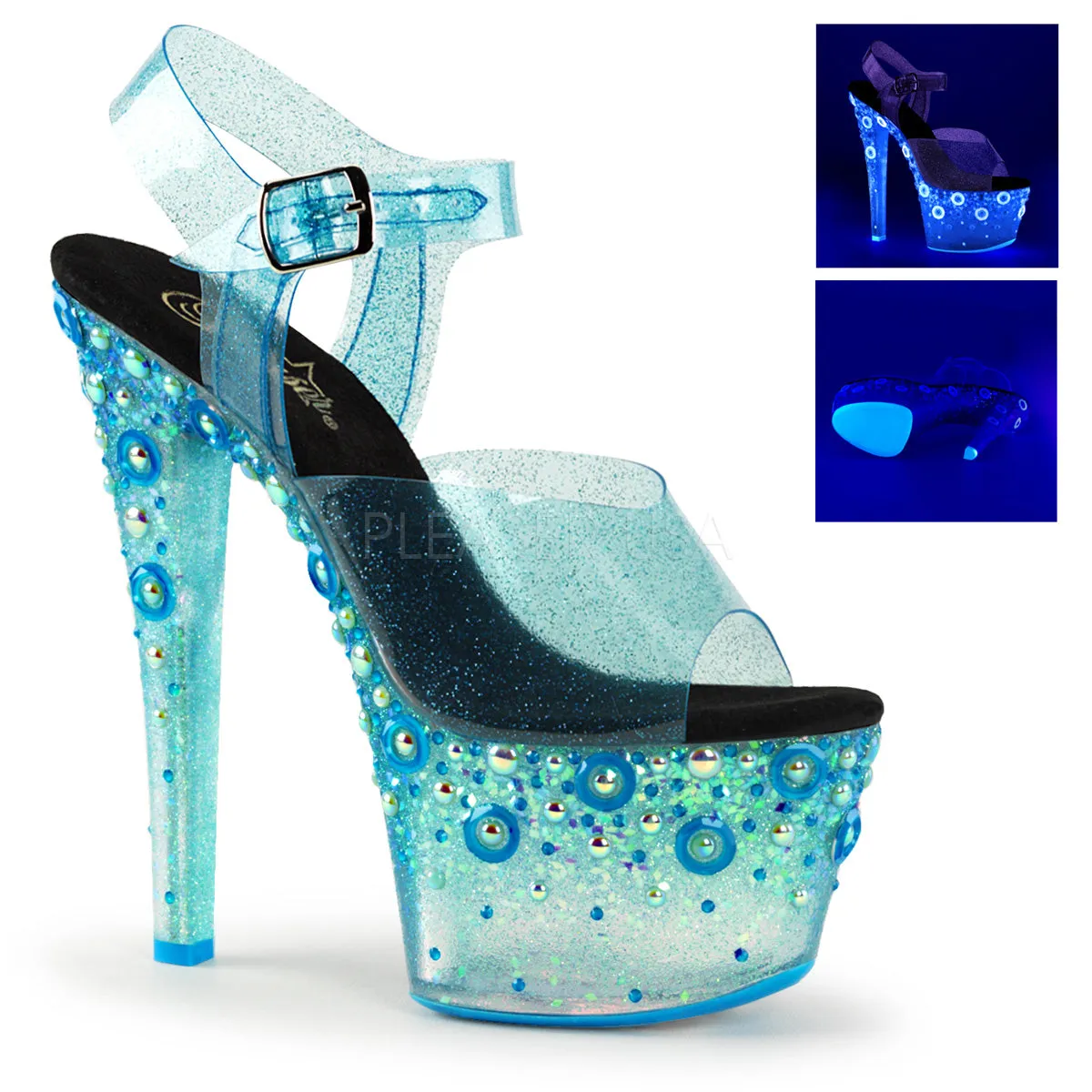 SKY-308UVMG  Blue Tinted TPU/Neon Blue