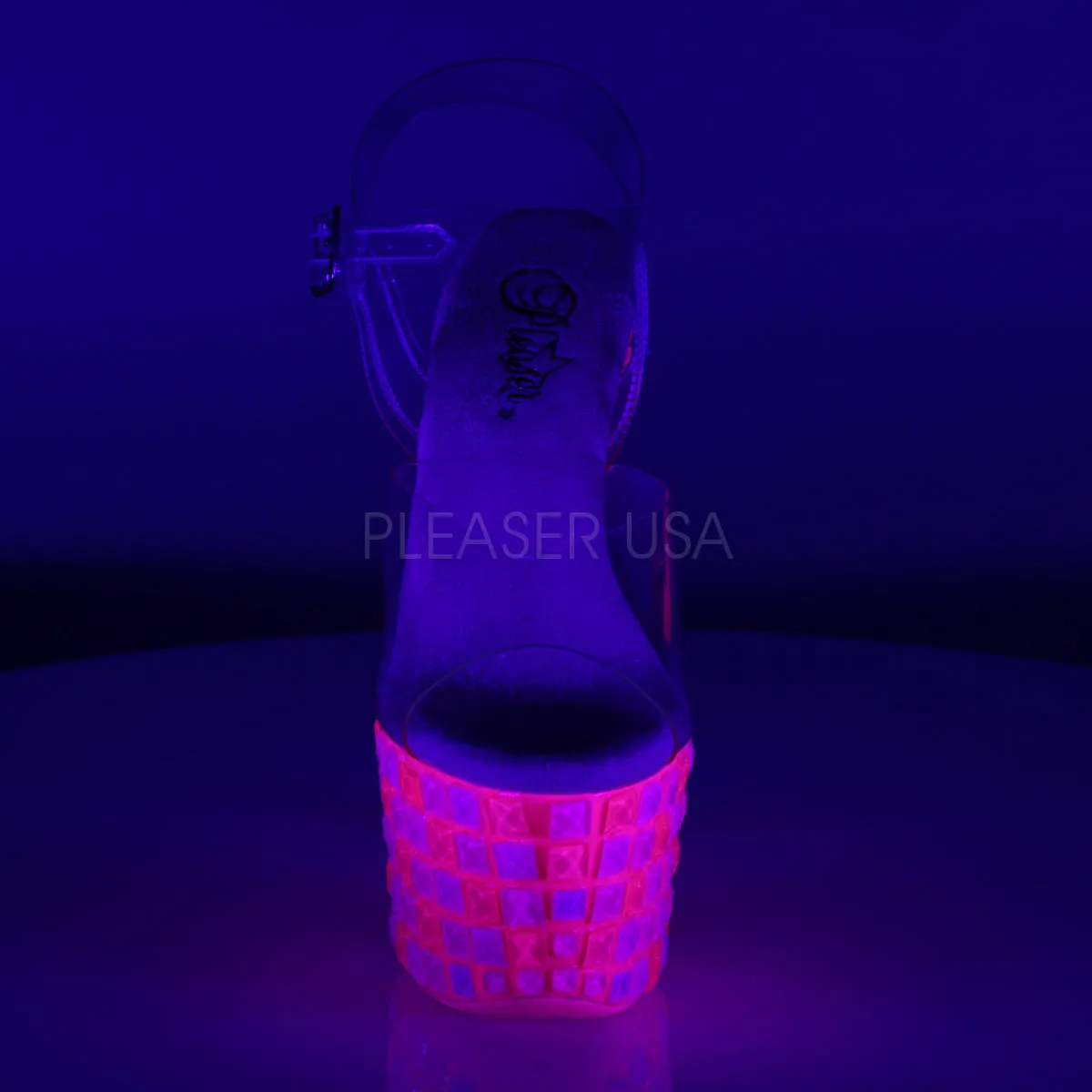 SKY-308UVTL  Clear/Neon Hot Pink