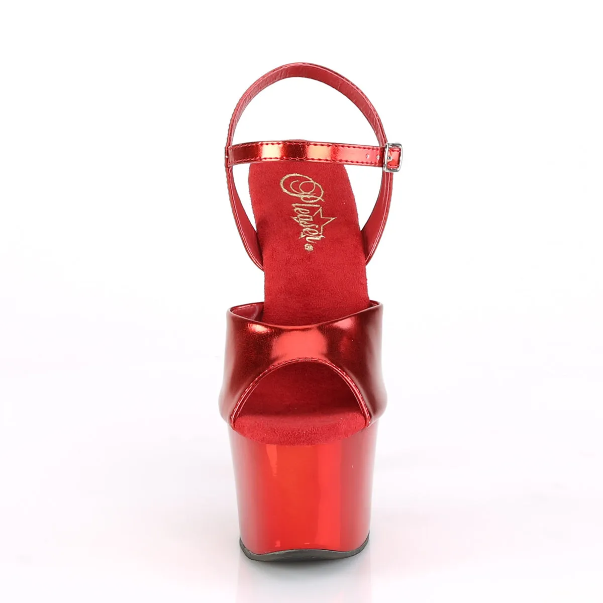 SKY-309TTG  Red Metallic Pu/Red Chrome-Glitter