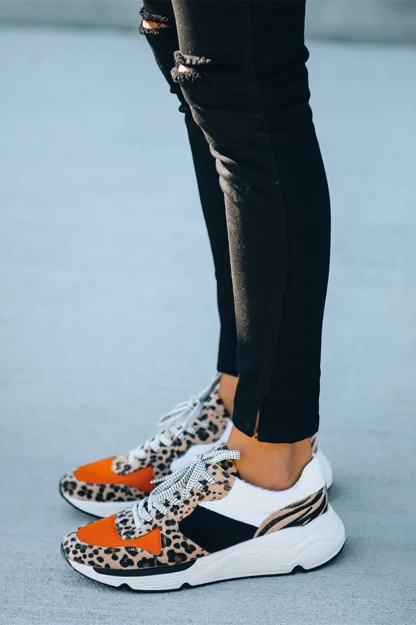 Spice Leopard Running Sole Sneaker