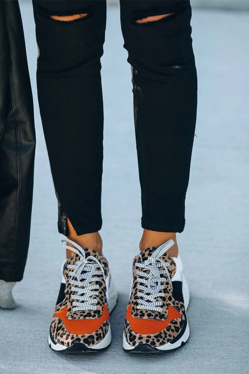 Spice Leopard Running Sole Sneaker