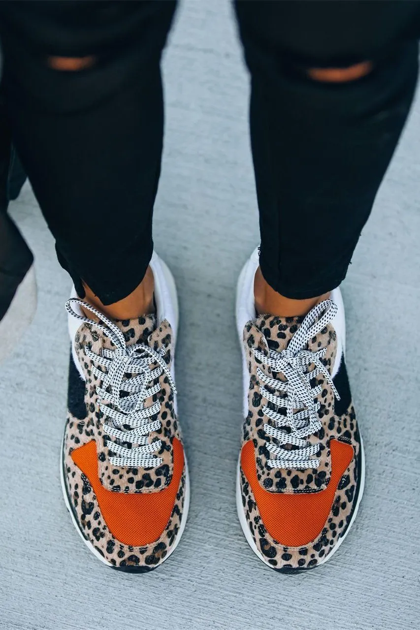 Spice Leopard Running Sole Sneaker