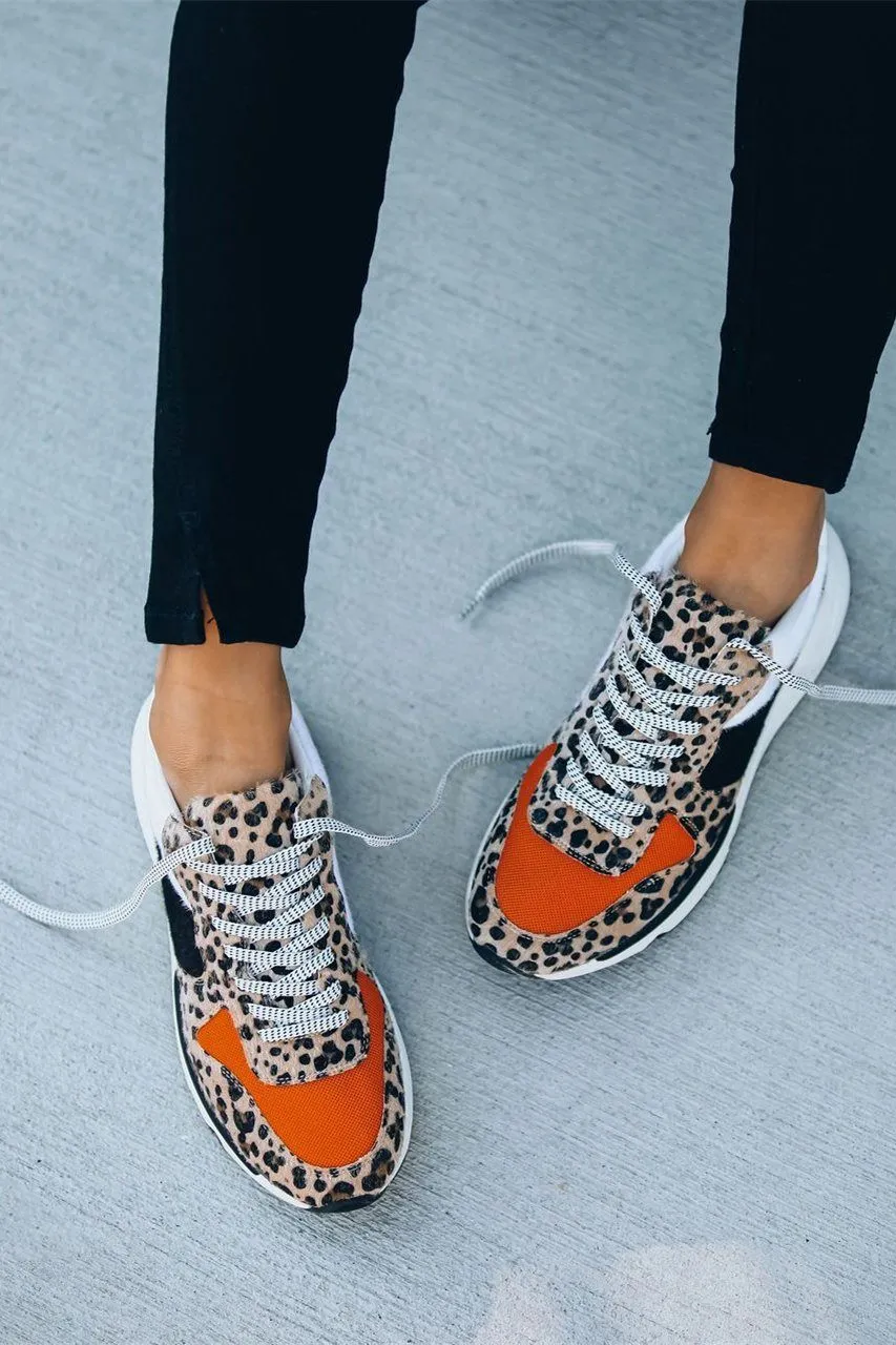 Spice Leopard Running Sole Sneaker