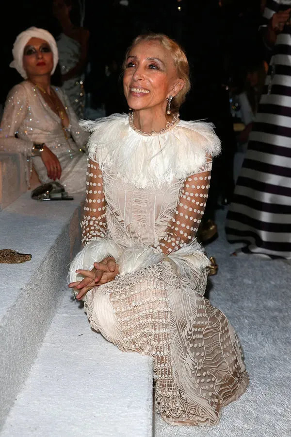 Spring 2016 Valentino by Maria Grazia Chiuri and Pierpaolo Piccioli Ivory Beaded Nude Silk Chiffon Dress