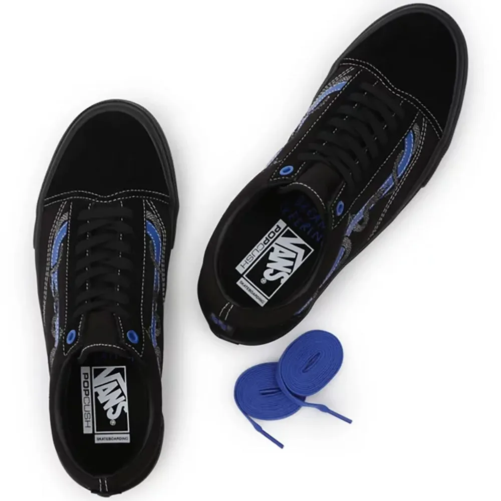 Vans Skate Breana Geering Old Skool Shoes Blue/Black